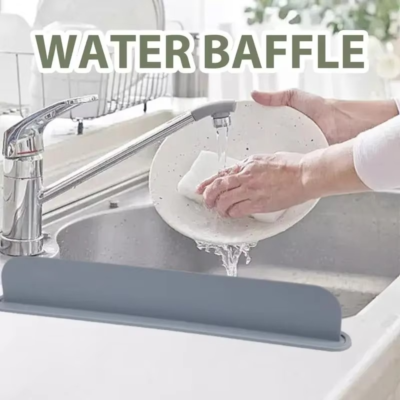 Silicone Sink Splash Guard With Suction